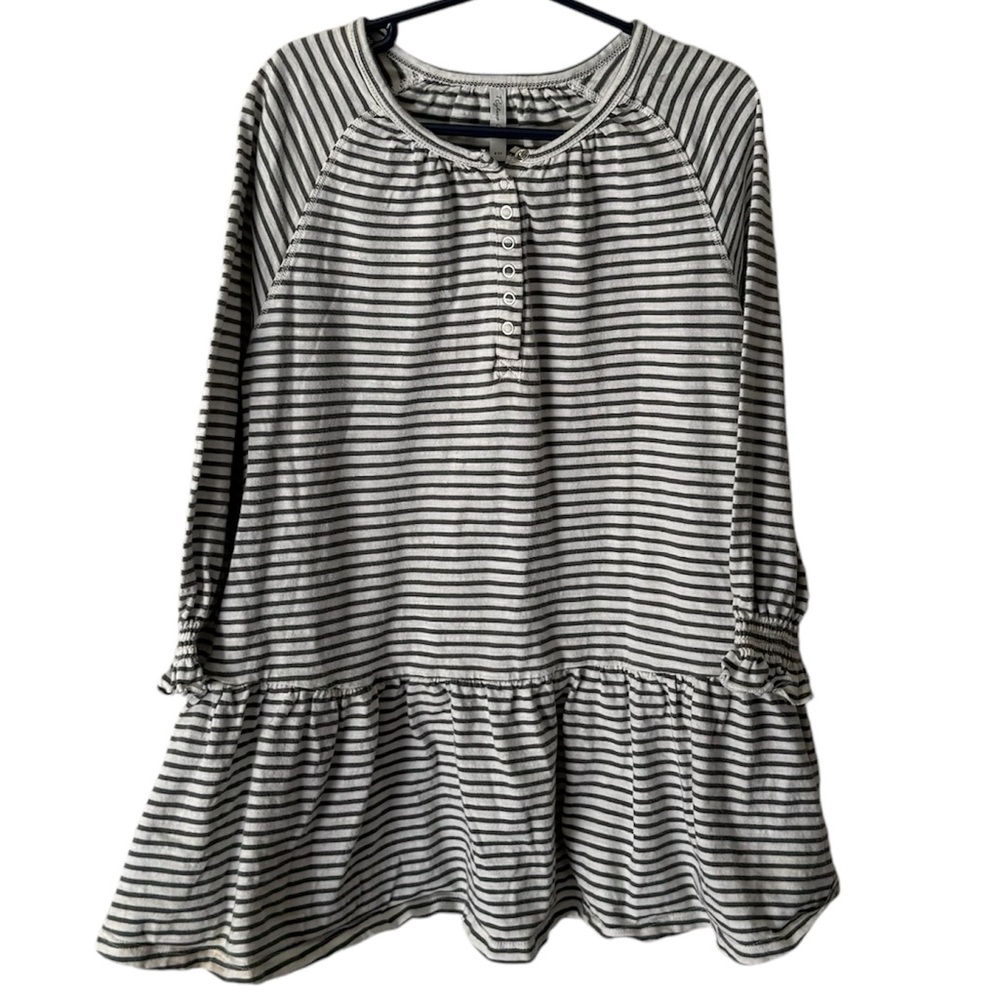 Rylee + Cru Striped Green/White Dress Size 4-5